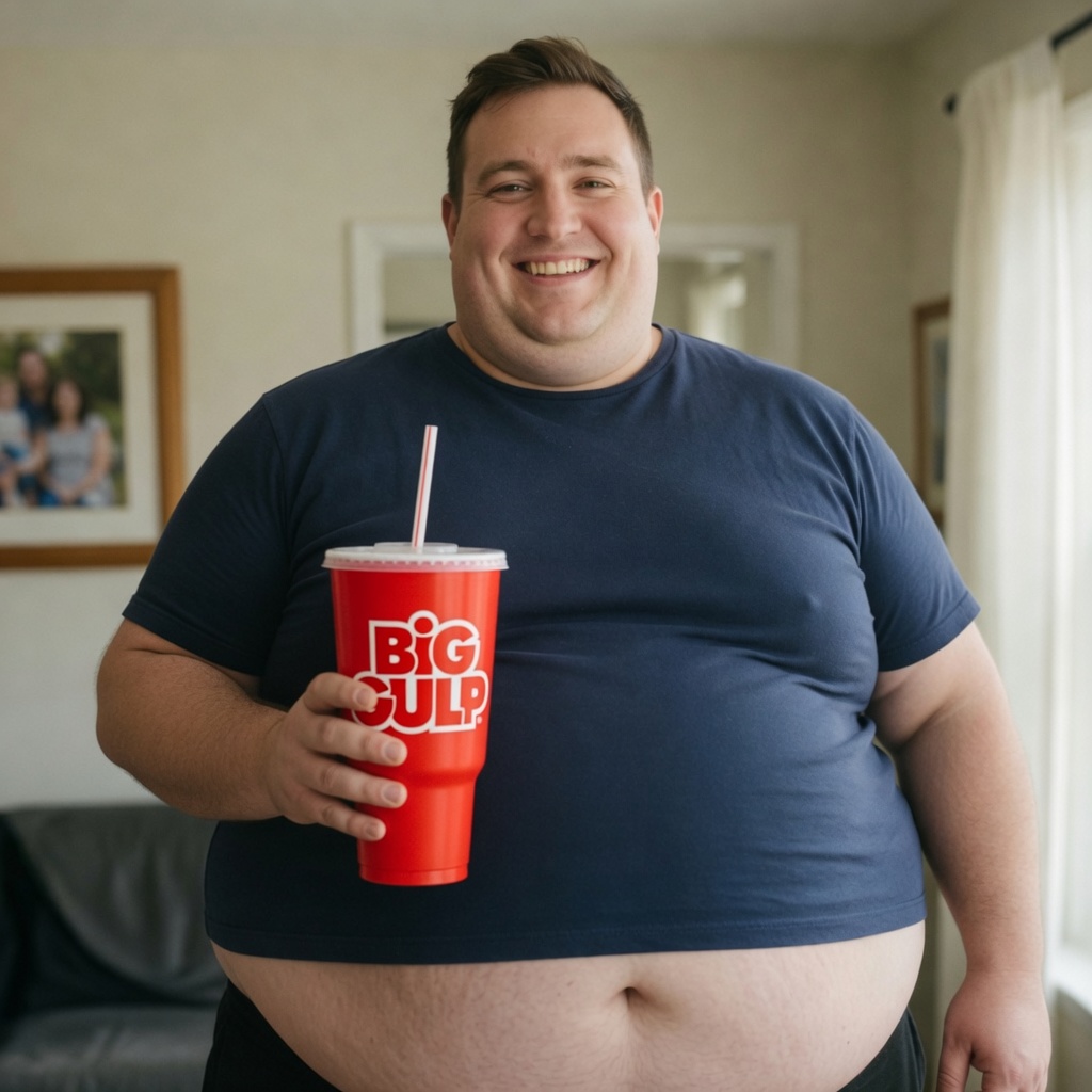 Demo soda prop on a super-chonk still